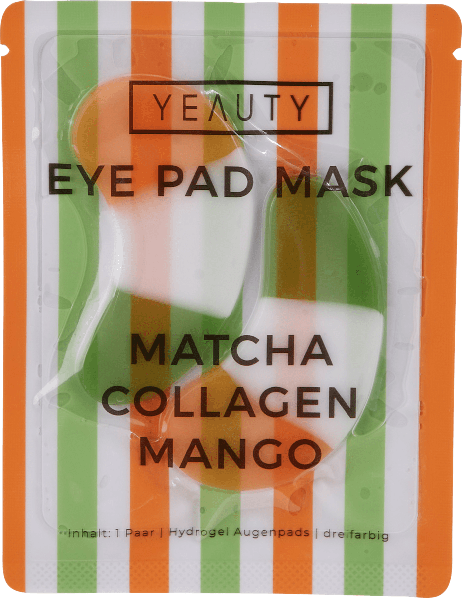 Yeauty Eye Pads Matcha Collagen Mango (1 Pair), 2 pcs