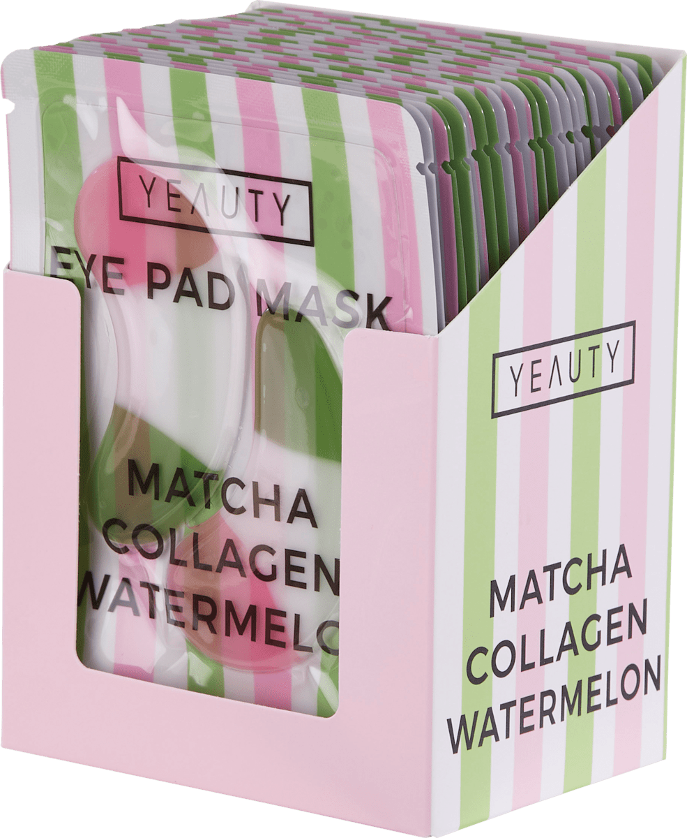 Yeauty Eye Pads Matcha Collagen Watermelon (1 Pair), 2 pcs
